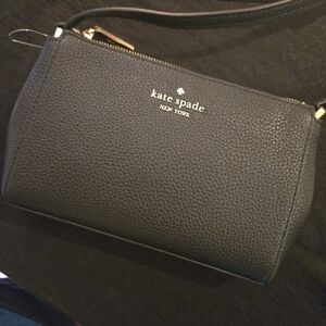 Kate Spade Black Leather Crossbody Bag